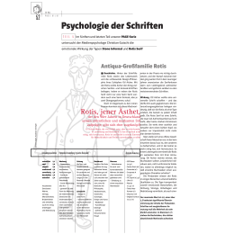 Jan 97: Psychologie der Schriften