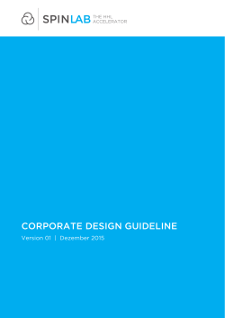 corporate design guideline