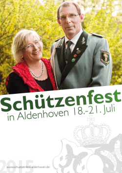 2015 - St. Sebastianus Schützenbruderschaft Aldenhoven