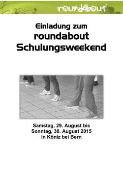 roundabout Schulungsweekend