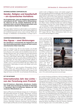 Dos Aguas &ndash; zwei Str&ouml;mungen Internationales Jahr des - INTL