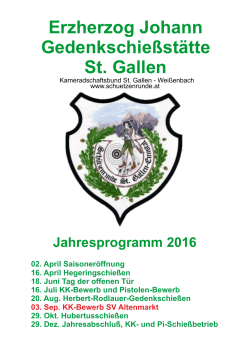 KK-Bewerb - Schützenrunde St.Gallen