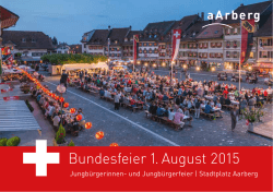 Bundesfeier 1. August 2015