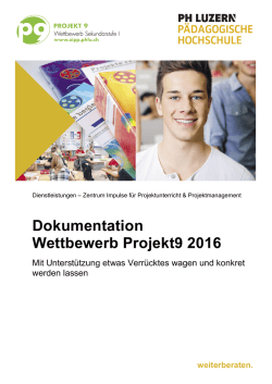 Dokumentation Wettbewerb Projekt9 2016