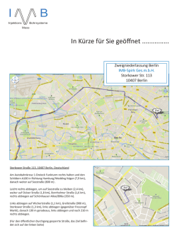 In K&uuml;rze f&uuml;r Sie ge&ouml;ffnet ............