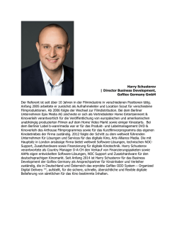 Harry Schusterov | Director Business Development, Gofilex