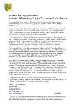 2016-02-14Presse-Statement Ruhiger Saggen