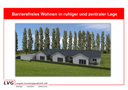 Barrierefreies Wohnen in ruhiger und zentraler Lage ohnen im