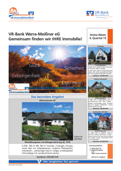 3,1 MB 2015 Immo-News 4. Quartal - VR-Bank Werra