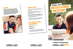installations- anleitung