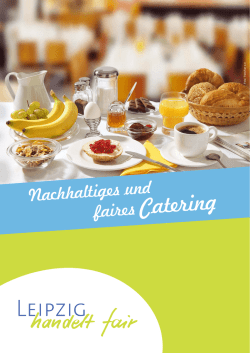 Handreichung zum nachhaltigen und fairen