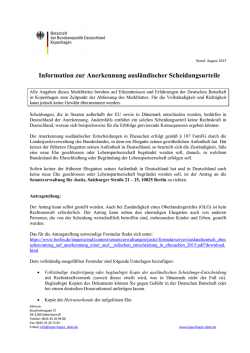 Information zur Anerkennung ausl&auml;ndischer Scheidungsurteile [pdf