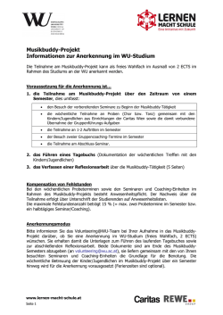 Info Anerkennung Musikbuddy Programm SoSe2016