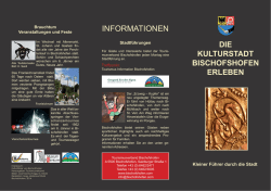 Historischer Stadtführer - Museumsverein Bischofshofen
