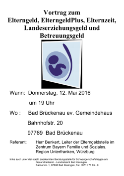 Vortrag zum - Landkreis Bad Kissingen