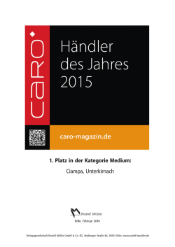 H&auml;ndler des Jahres 2015