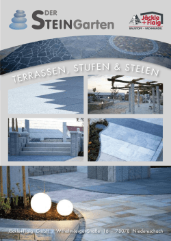 terrassen, stufen & stelen - Jäckle & Flaig Niedereschach