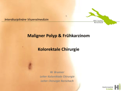 Chirurgie - Dr. Walter Brunner (3140 kB, PDF) - www.gastro