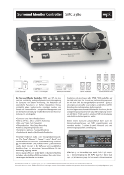 Surround Monitor Controller SMC 2380