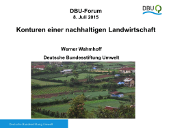 Vortrag Prof. Dr. Werner Wahmhoff