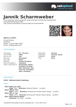 Jannik Scharmweber