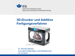 3D-Drucker und Additive Fertigungsverfahren
