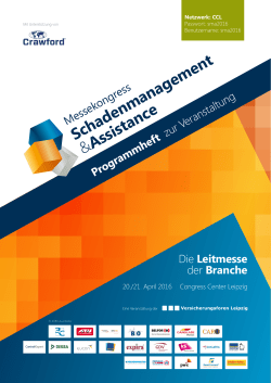 Programmheft - Messekongresse