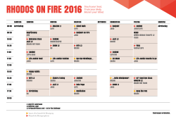 RHODOS ON FIRE 2016