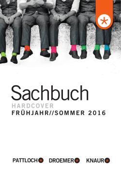 Hardcover Sachbuch Fr&uuml;hjahr 2016