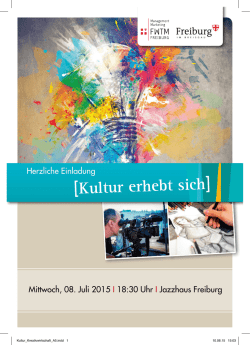[Kultur erhebt sich ]