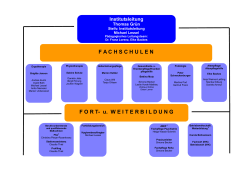 FACHSCHULENFOR T- u. WEITERBILDUNG