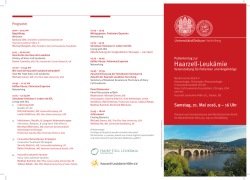 Haarzell-Leuk&auml;mie - Universit&auml;tsKlinikum Heidelberg