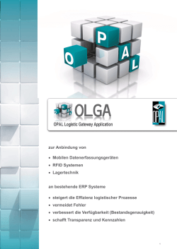 OPAL OLGA Infoblatt - Opal Solutions GmbH