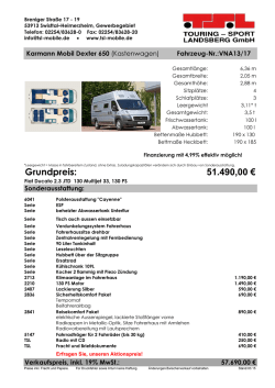Karmann Dexter 650 13-17