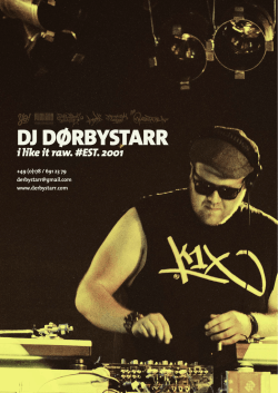 DJ D&Oslash;rbystarr - derbystarr.com