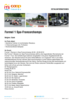 Formel 1 Spa-Francorchamps
