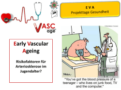 Early Vascular Ageing