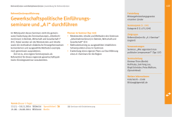 seminare und „AI“ durchführen