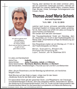 Thomas Josef Maria Schenk