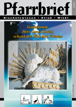 Gotteslamm, Herr Jesus Christ, schenk der Welt den Frieden