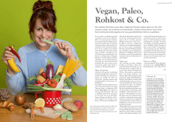 Vegan, Paleo, Rohkost & Co.