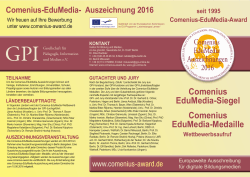 Comenius EduMedia-Siegel Comenius EduMedia