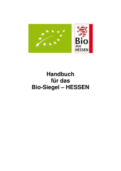 Handbuch für das Bio-Siegel – HESSEN