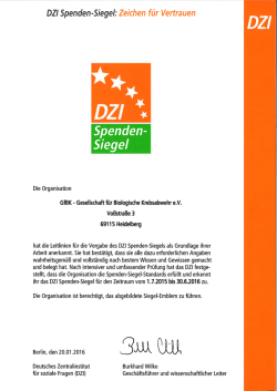 3lr,tW - Gesellschaft für Biologische Krebsabwehr