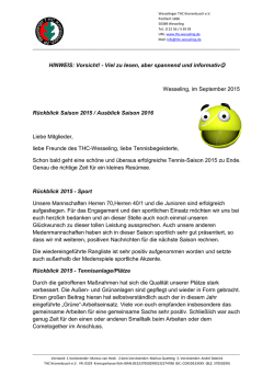HINWEIS: Vorsicht! - Viel zu lesen, aber spannend und informativ