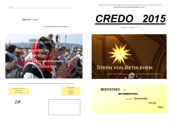 credo 2015 - Protestantische Kirche Malmedy