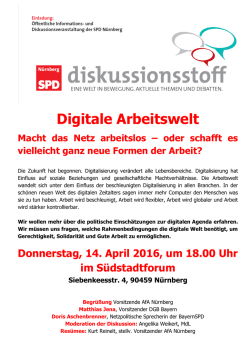 Digitale Arbeitswelt Digitale ArbeitsweltMacht das Netz arbeitslos