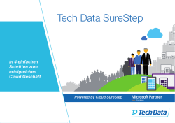 Tech Data SureStep - Ready-to-Go Marketing
