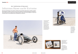 Johannes Huwe sucht Extreme