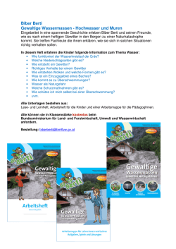 gewaltige Wassermassen